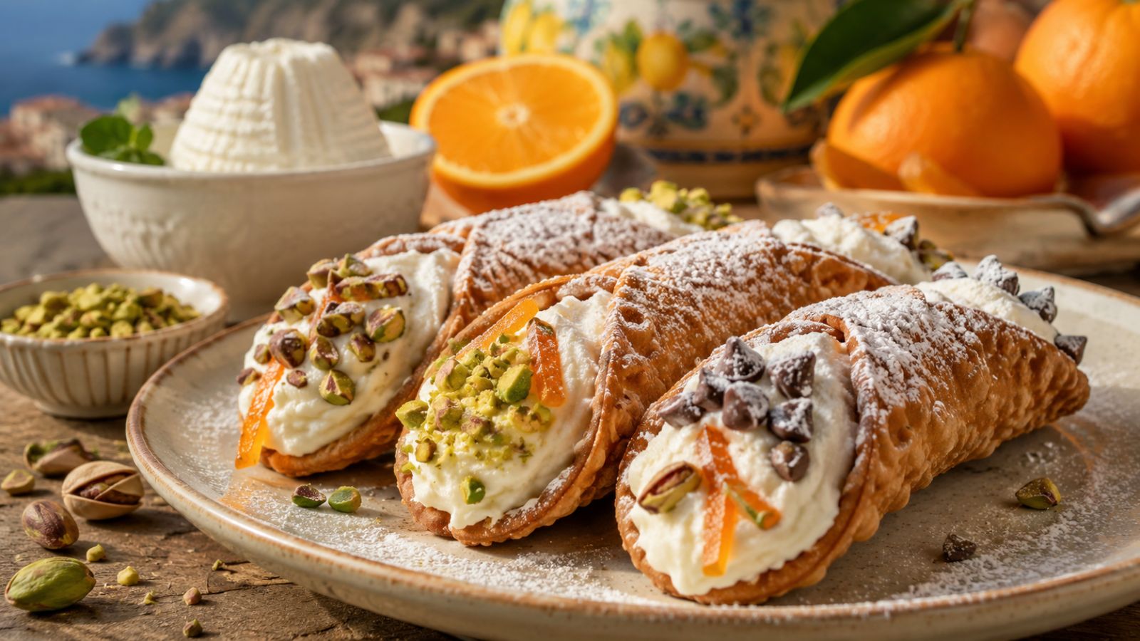 Sicílske Cannoli: Sladký symbol juhu plnený ovčou ricottou
